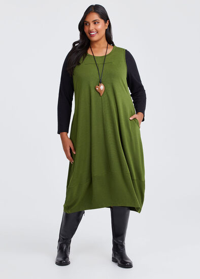 Natural Halo Sleeveless Dress,  Plus Size Natural Halo Sleeveless Dress