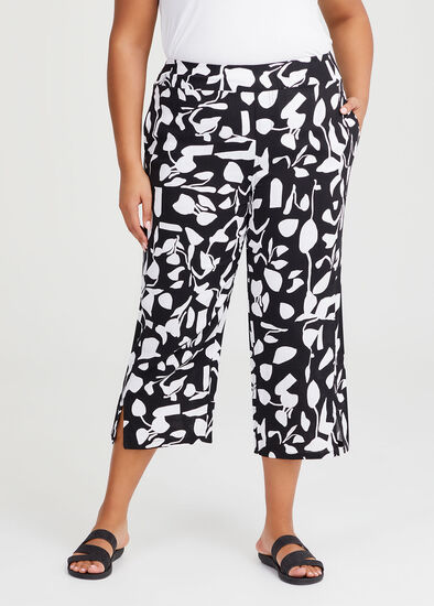 Natural Merida Abstract Pant,  Plus Size Natural Merida Abstract Pant