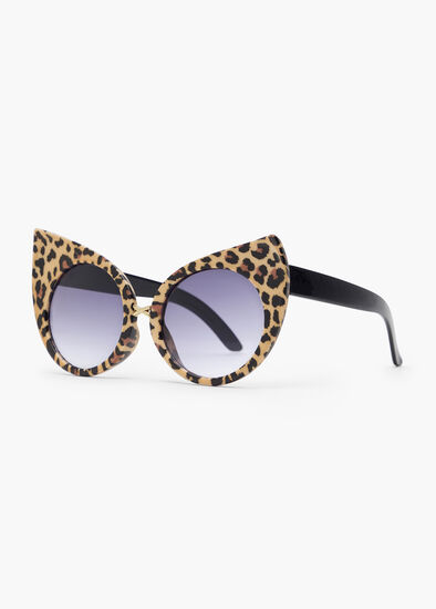 Leopard Print Sunglasses