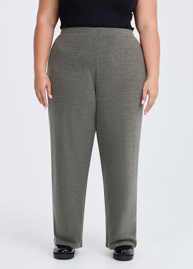 Plus Size Snug Relaxed Pull On Pant