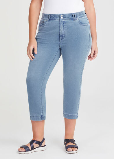 The Crop Luxe Looker Jean,  Plus Size The Crop Luxe Looker Jean