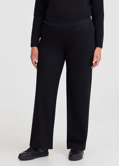 Organic Cotton Wide Leg Jean,  Plus Size Organic Cotton Wide Leg Jean