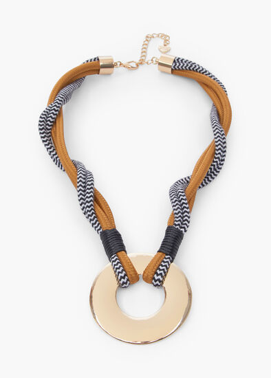 Short Multi Rope Gong Necklace