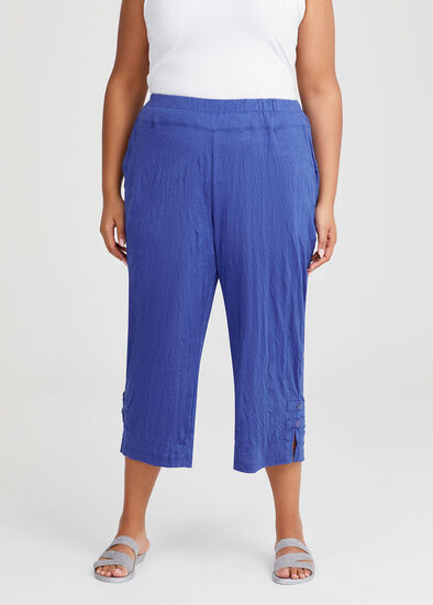 Ava Split Hem Crop Pant,  Plus Size Ava Split Hem Crop Pant