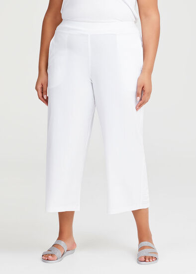 Bamboo Trapeze Solace Crop Pant,  Plus Size Bamboo Trapeze Solace Crop Pant
