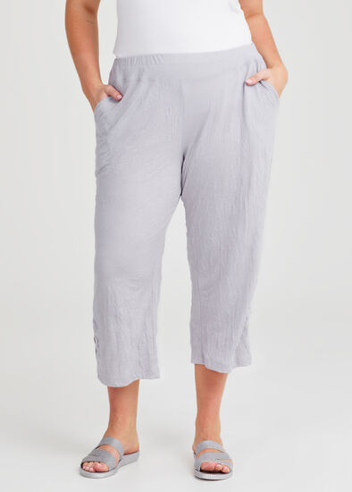 Ava Split Hem Crop Pant,  Plus Size Ava Split Hem Crop Pant